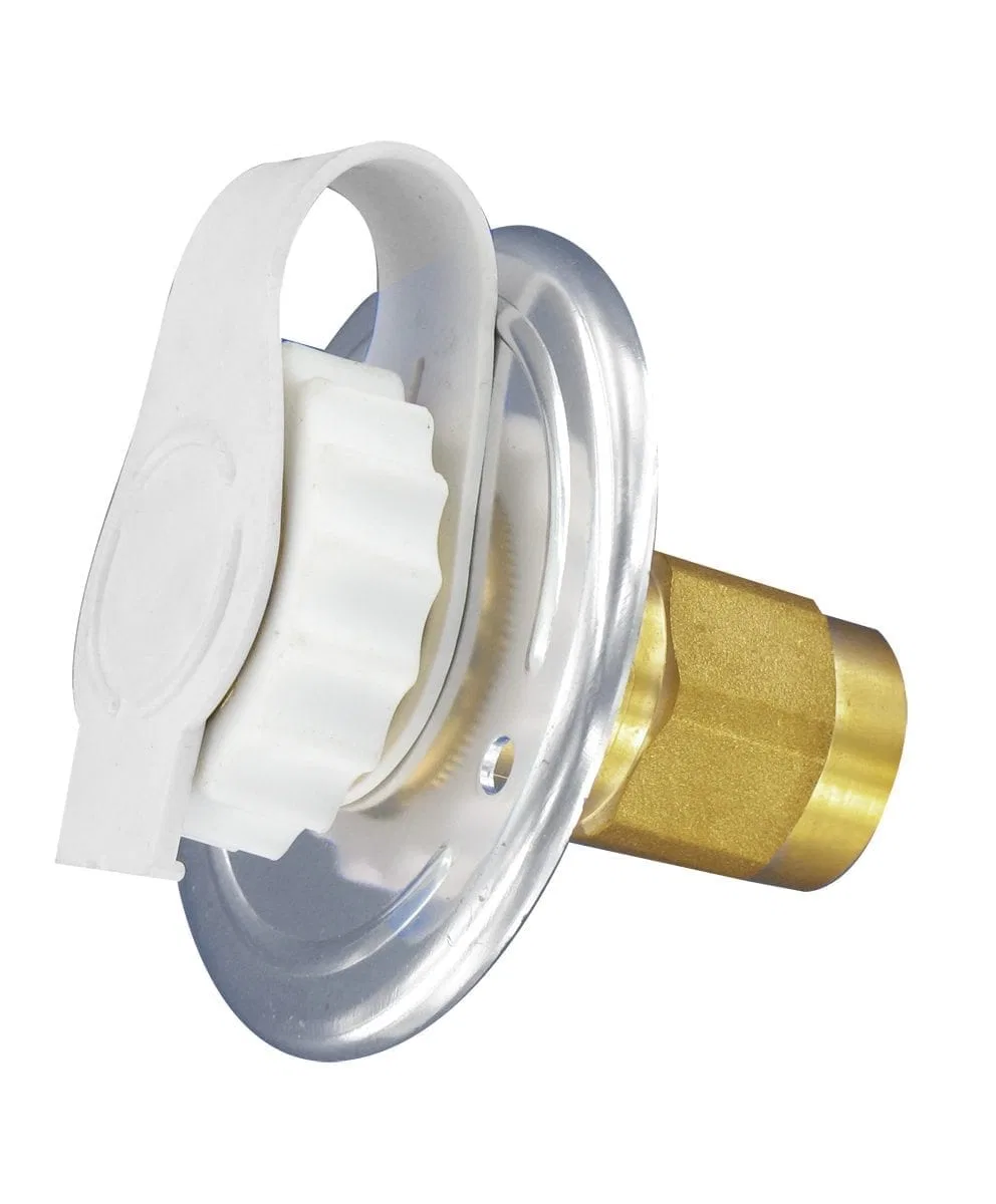 A01-0172LF – VALTERRA LLC Fresh Water Inlet, Used For RV Fresh Water System Flush Mount 1/2 Inch Female Pipe Thread I...